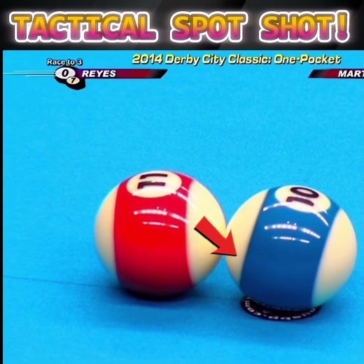 EFREN REYES TACTICAL SPOT SHOT TECHNIQUE #shorts