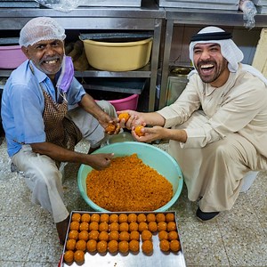 3.9M views · 188K reactions | In this video I visit Dubai's oldest Indian cafe to see how they prepare sweets for Diwali! Wishing everyone celebrating around the world a happy and blessed Diwali 杖❤️ Much love and God bless ❤️ ✌️ | Khalid Al Ameri | Facebook
