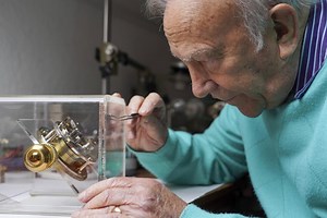 Heritage:  Sheffield clock and tool maker Malcolm is the only one of his kind in the world