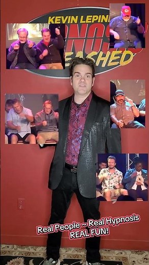 Best Hypnotist Kevin Lepine Live in Downtown Las Vegas Turning Volunteers into Rockstars