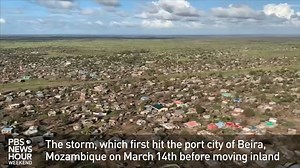 Aid workers are trying to restore basic services including water and electricity and trying to prevent a cholera breakout more than a week after Cyclone Idai devastated parts of Mozambique, Malawi and Zimbabwe. | PBS NewsHour
