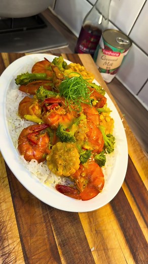Jamaican-Style Curry Prawns Recipe in 60 Minutes