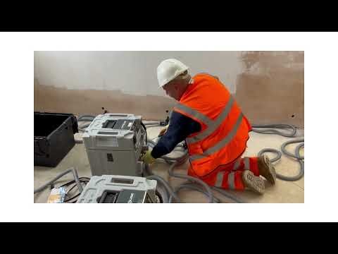 Unlocking Efficiency: Commercial wall Injection Drying of Three Blocks of Flats