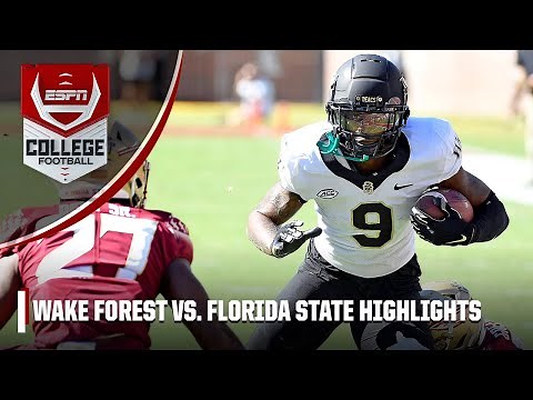 Wake Forest Demon Deacons vs. Florida State Seminoles | Full Game Highlights