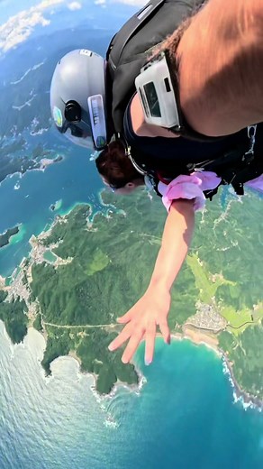 三重伊勢志摩でのスカイダイビング体験