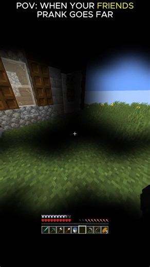 Bro said it was just a prank now I'm stuck with it #minecraft #minecraftshorts #gaming #funny #short