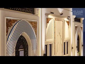 Islamic Elevations Design -- تصميم واجهة مبنى سكني في الرياض على الطراز الإسلامي