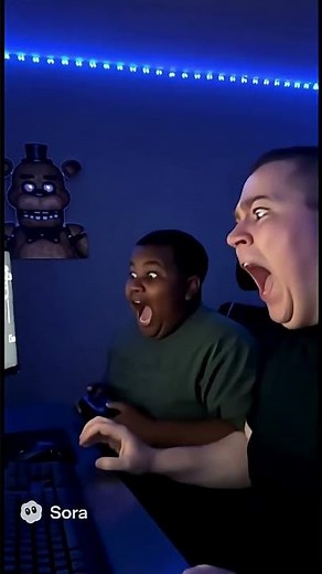 Playing Fnaf with steak(read description)
