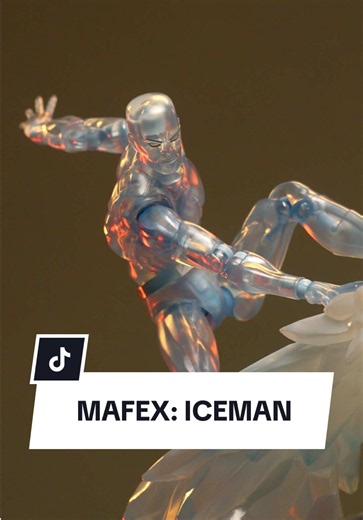 Unboxing: Medicom Toy MAFEX Marvel Comics X-Men - Iceman . Purchased through @thenutrade . #figtok #marvel #xmen #iceman #unboxing