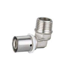 [Hot Item] Brass Male Thread Press Elbow Fitting Compression Elbow