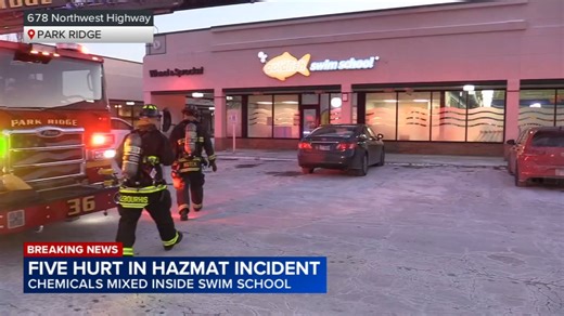 Park Ridge news: 5 hurt in hazmat incident, chemicals mixed inside Goldfish Swim School, officials say