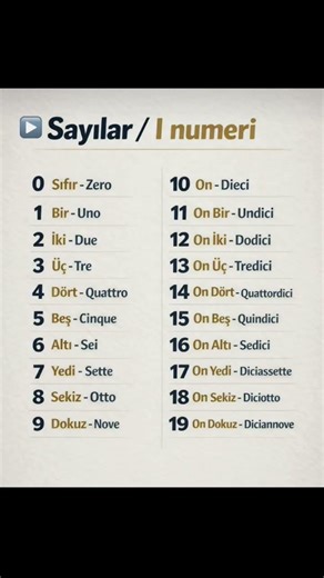"Learn to count in Turkish with us". #turkish language,# turkish lessons,