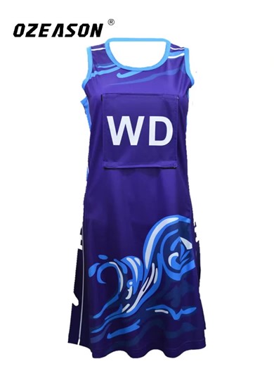 Sublimation Custom Design Your Own Logo Pattern Cheap Netball Dress Wholesale Quick Dry Breathable Team Netball Uniform Set
