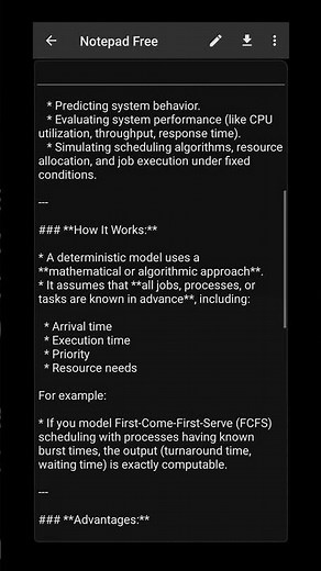 Deterministic Modeling in Operating System | Deep Dive Explanation for OS Concepts