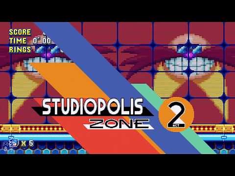 Sonic Mania - Studiopolis Zone Act 2 + Bonus Stage + Boss Fight