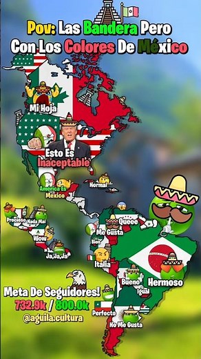 Pov: Las Banderas Pero Con Los Colores De México 🇲🇽🌎 #map #geography #countryballs #mapper #mapping