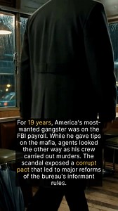 The arrangement began in 1975 when Bulger, leader of Boston's Winter Hill Gang, became a confidential informant for the FBI's Boston office, targeting the rival Patriarca crime family. His corrupt handler, Agent John Connolly, tipped Bulger off to investigations and potential witnesses, enabling his criminal empire to expand. This protected status lasted until 1988 when the Boston Globe's Spotlight team exposed the relationship. Bulger fled in 1994 after being tipped off about an indictment and 