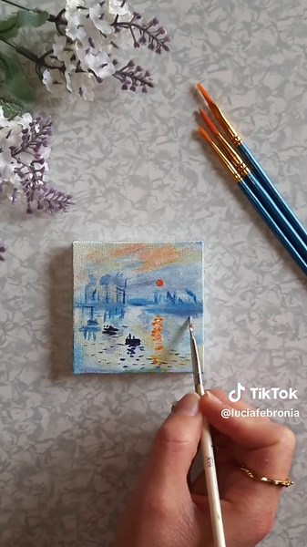 Tutorial Monet 🖌#imparacontiktok #imparacontiktokitalia #learnwithtiktok #howtopaint #paintwithme💗 #paintwithme #dipingiamoinsieme #paintingtutorial #paintingtutorials #minipaintingtutorial #minipaintingtiktok