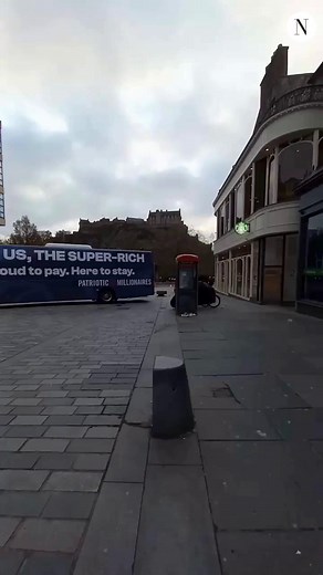 NEW: Campaign group 'Patriotic Millionaires' have taken a bus to Edinburgh calling for a wealth tax 👀👇 | The National Newspaper