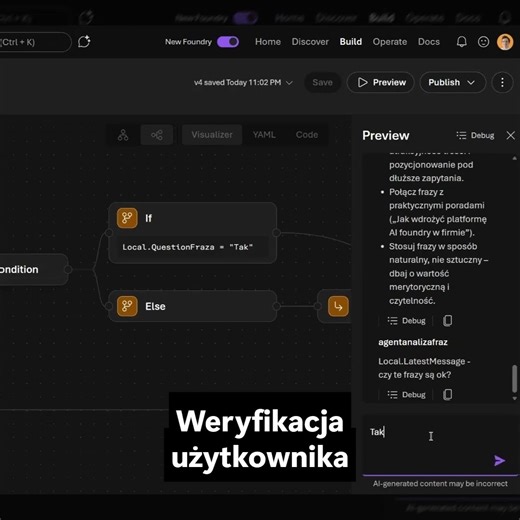 Ai Foundry workflow for writing Posts