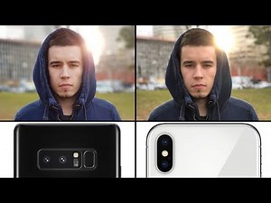iPhone X vs Note 8 Camera Comparison - Photo Quality