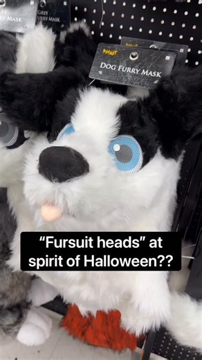 ivycomb on Instagram: "$60 “Fursuits” At Spirit of Halloween 🤔 #furry #furryfandom #fursuit"