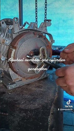 flywheel removal with puller briggs and stratton generator