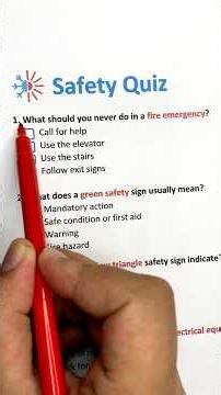 Safety Quiz: Can You Pass This Quick Safety Test? #safety #safetyfirst #safetyquiz #quiz #quiztime