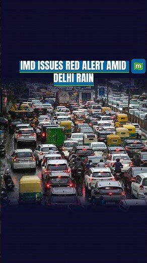 Delhi Rains: Red Alert Issued as Heavy Downpour Triggers Waterlogging, And Traffic Chaos