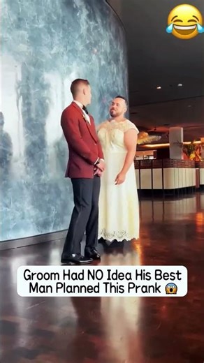 Best man prank 😂#funny #wedding #surprisereunion #weddingdress
