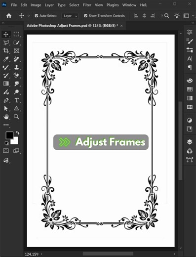 Adjust Frames | Adobe Photoshop | Tips and Tricks