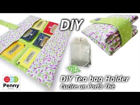 How to sew a Tea bag Holder | Cucire un porta bustine da thè | DIY Tea Wallet