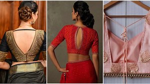 6 Silk Traditional Blouse Back Neck Designs  | Herzindagi