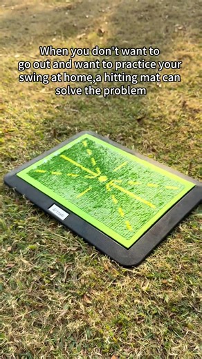 Improve Your Golf Swing at Home with a Hitting Mat