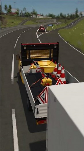 SETTING EVERYTHING UP FOR MOWING THE AUTOBAHN! 🍀 | Farming Simulator 25 #shorts #farmingsimulator