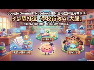 7. 三步驟打造「學校行政 AI 大腦」：自動回答報價流程、驗證來源與團隊共享。