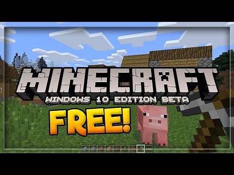 How To Get Minecraft Windows 10 Edition For FREE! - Minecraft PE For Free (Pocket Edition)
