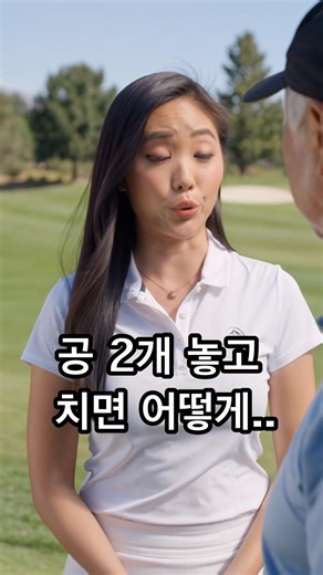 Dad's hitting with two balls.. #ComicShorts #FatherAndDaughter #Golf #Senior