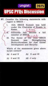 UPSC Trap Explained: Member trick | BRICS Question Made Easy 🔥