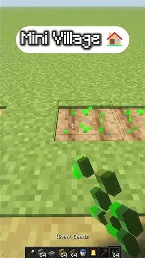 Minecraft Mini Village 🏠#shorts #minecraft #viral