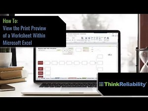 How To: View the Print Preview of a Worksheet Within Microsoft Excel