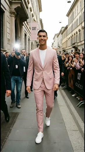 Cristiano Ronaldo 2026: Pink Elegance on the Streets – A Fashion Icon in Motion