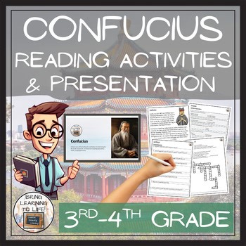 Confucius Close Reading Passage & Comprehension Activities | 3rd–4th Grade