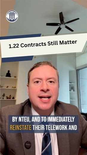 1.22 For months, many agencies have told employees that the return-to-office memo overrides everything. An arbitrator just ruled that’s not how the law works when a collective bargaining agreement is in place. In an HHS case, telework and remote work protections had to be reinstated because management terminated them without legal authority under the contract. This doesn’t guarantee telework for everyone, but it does confirm that agencies can’t ignore negotiated rights. This is general informati