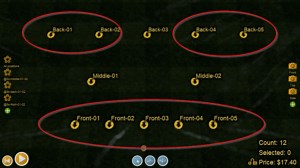 Sharing modules across multiple positions