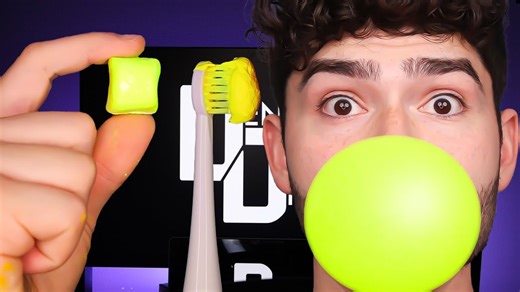 DIY glow in the dark bubble gum!