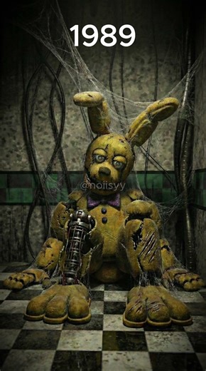 FNAF Springbonnie evolution over the years.