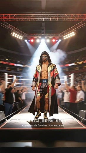 Black-Red-Gold Champion Robe, Built for Greatness