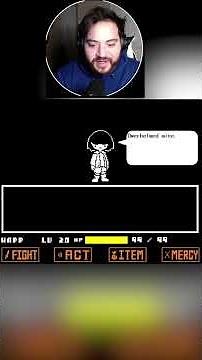 This Undertale game makes me fight chara #shorts #horrorgaming #jumpscares