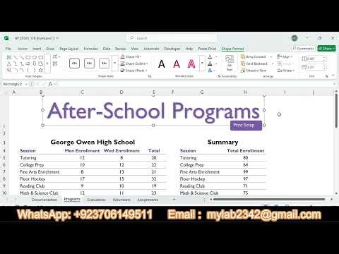 SAM Project B Excel 365 Module 12 | Shoreline School Board | NP_EX365_12B